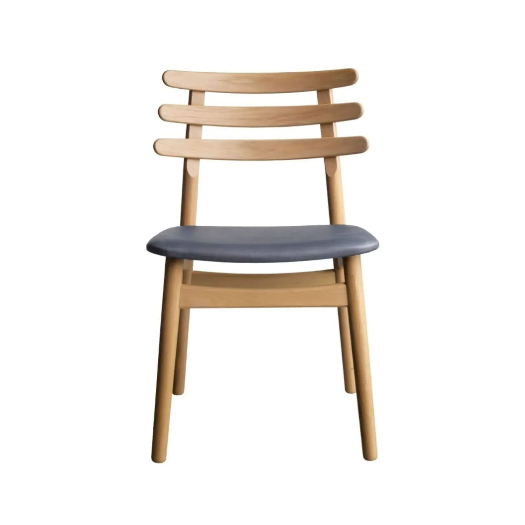 J48 Dining Chair - Black, Leather image