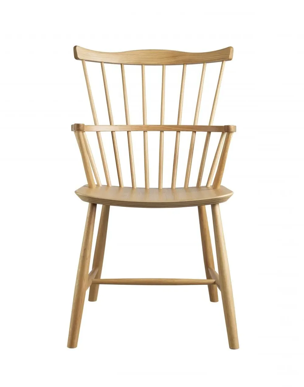 J52B Armchair - Black, Beech