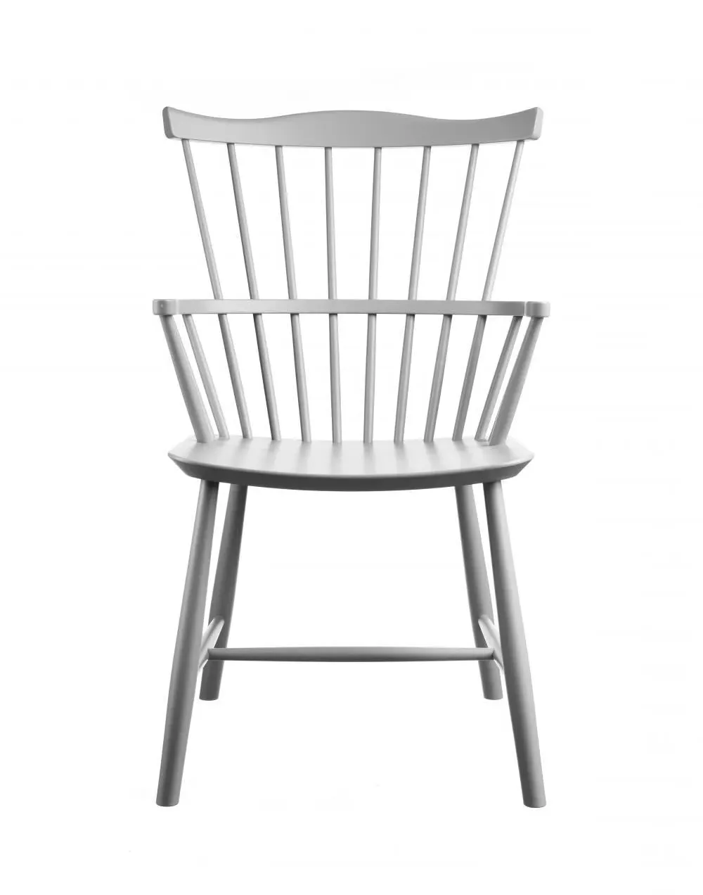J52B Armchair - White, Beech
