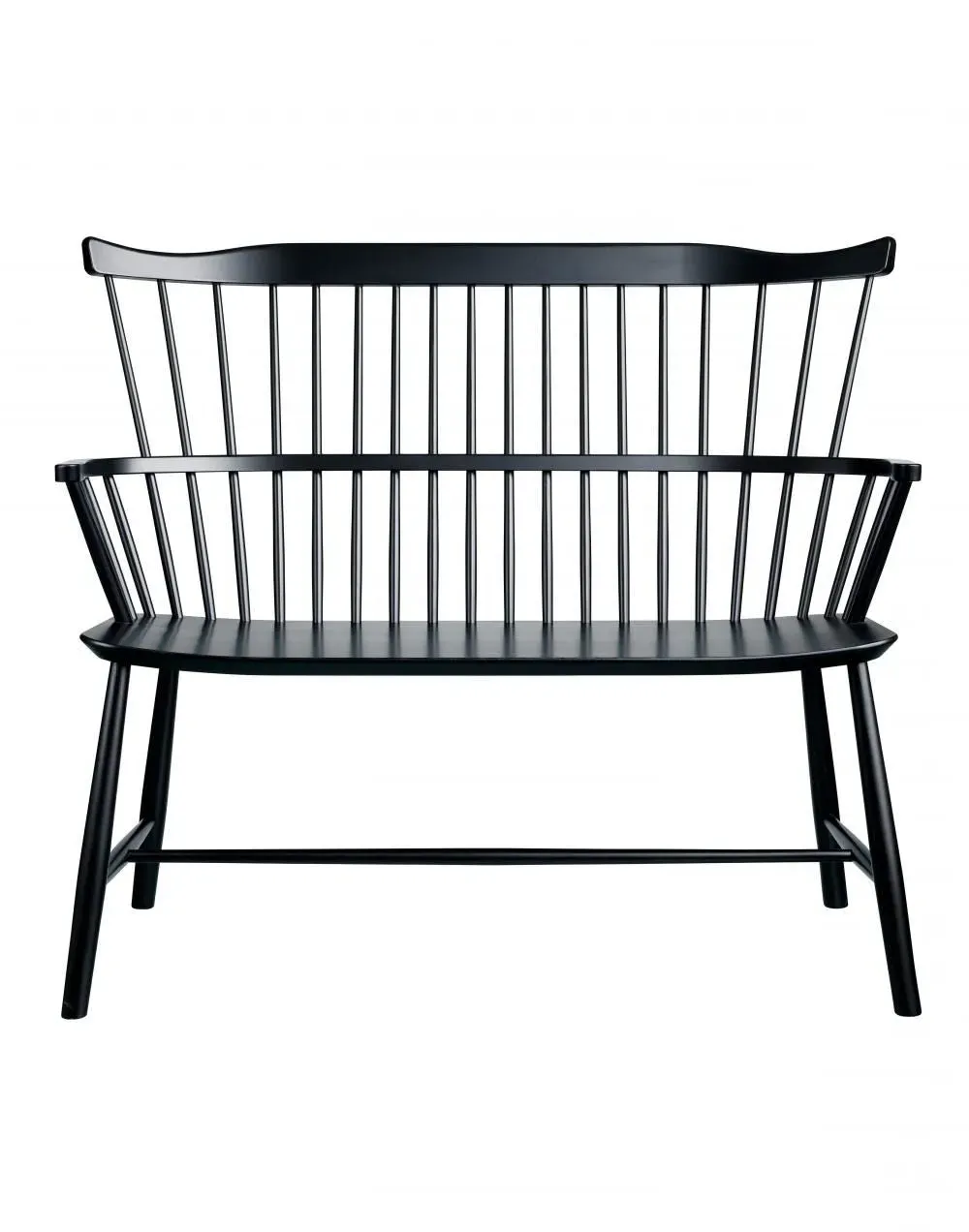 J52D Dining Bench - Black Wood image