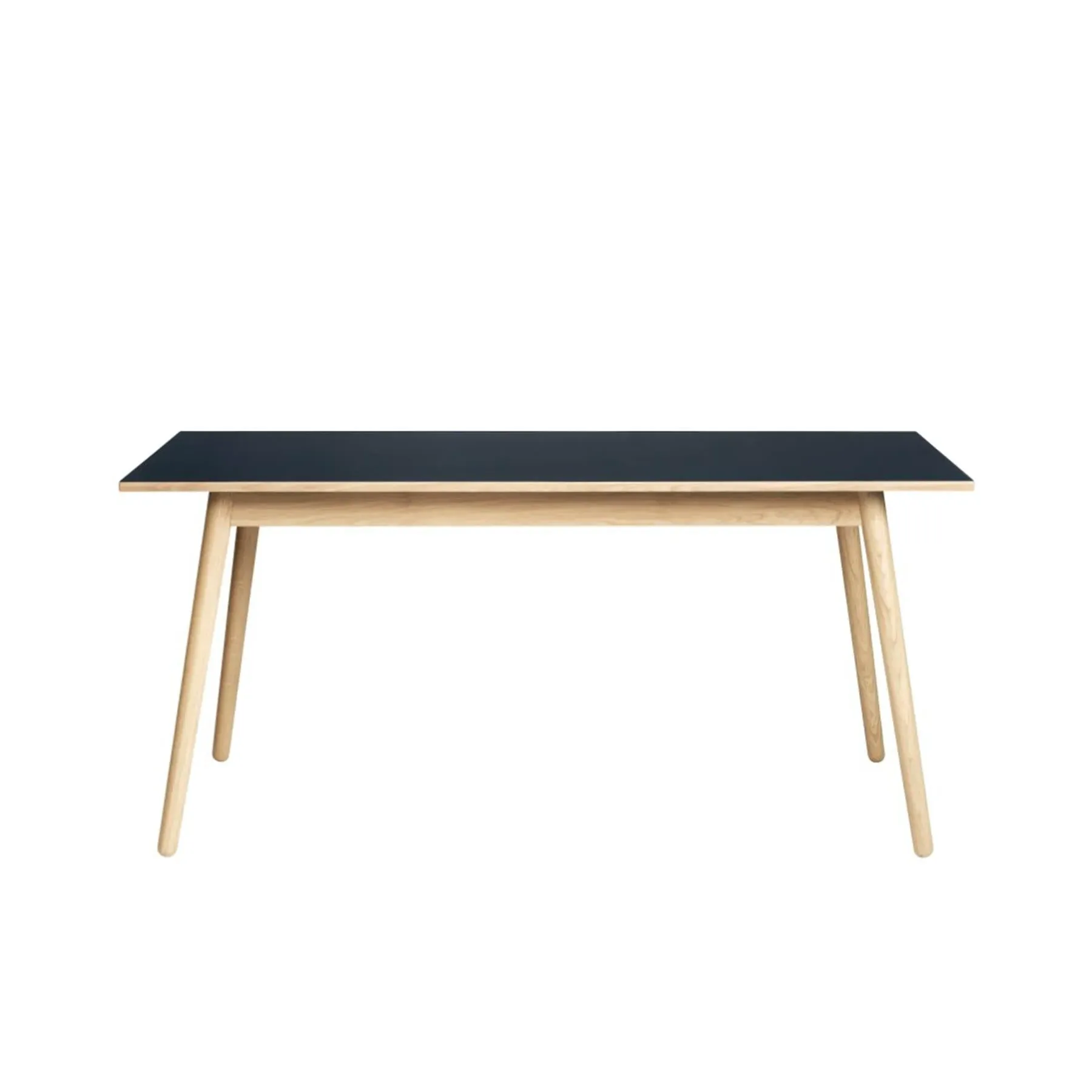Medium Dining Table - Black, Linoleum