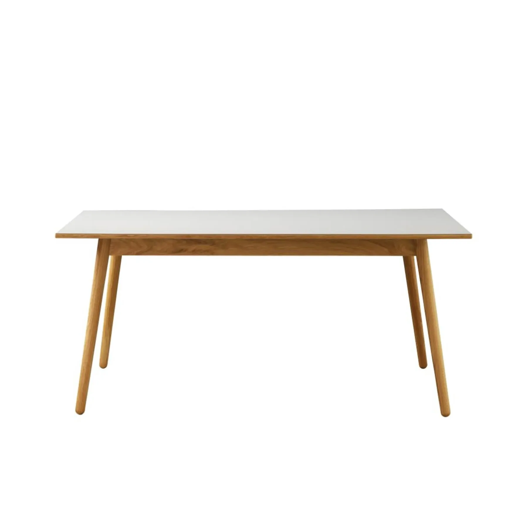 Medium Dining Table - Dark Grey, Linoleum