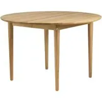 Round Dining Table - Oiled Oak