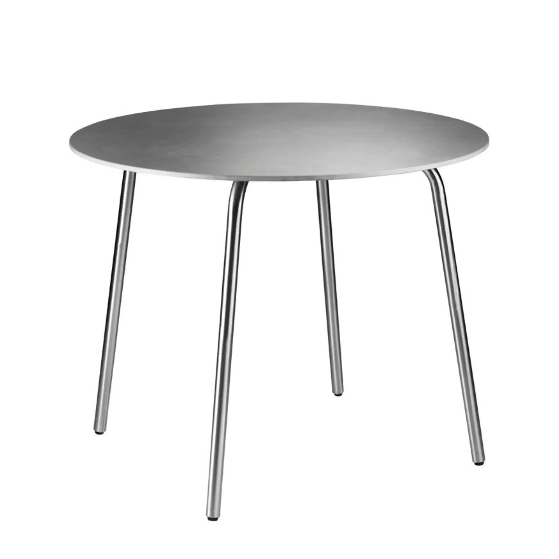 Round Garden Table - Grey, Stone image