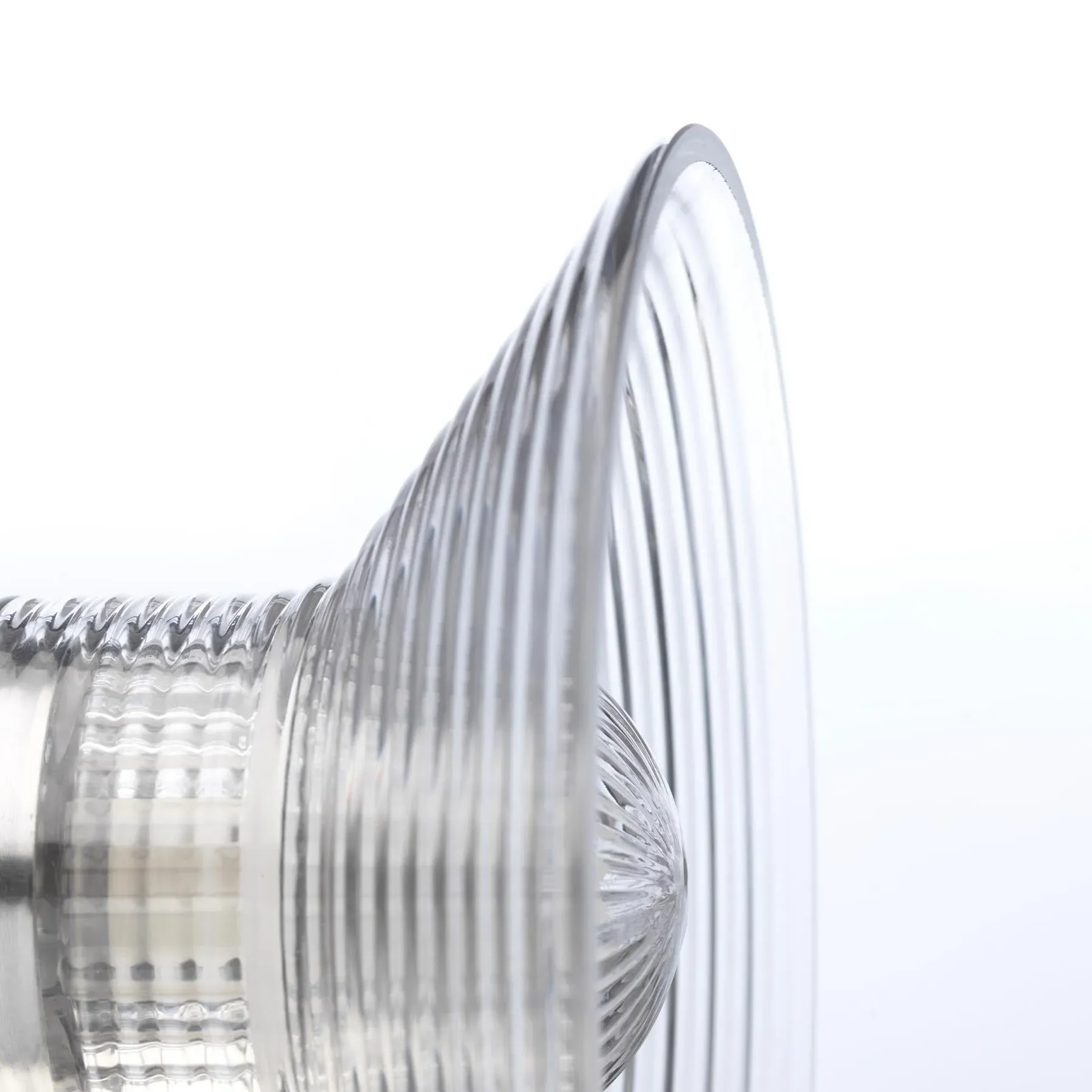 Sletterhage Wall Light with Fluted Glass Shade