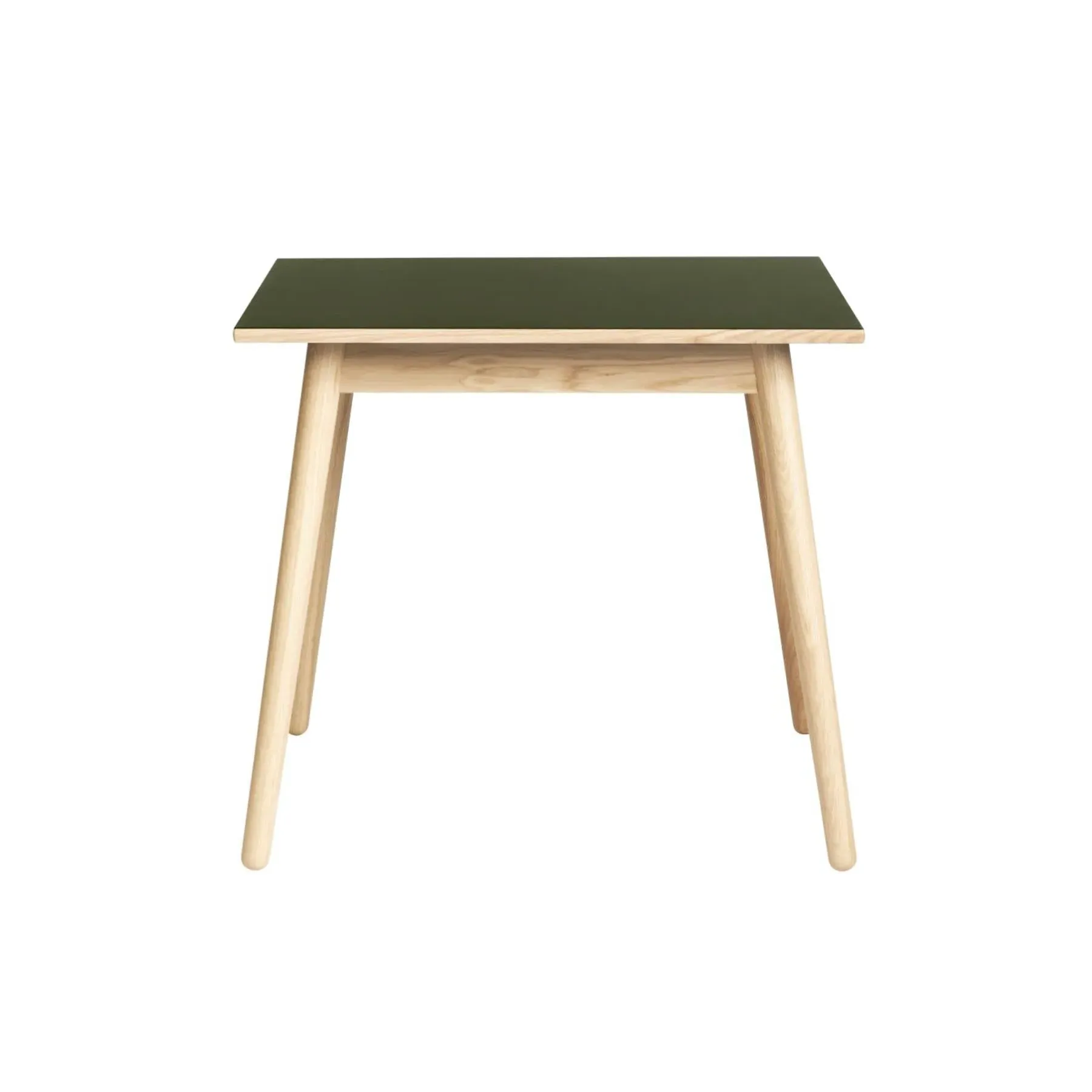 Small Extendable Dining Table - Olive, Linoleum