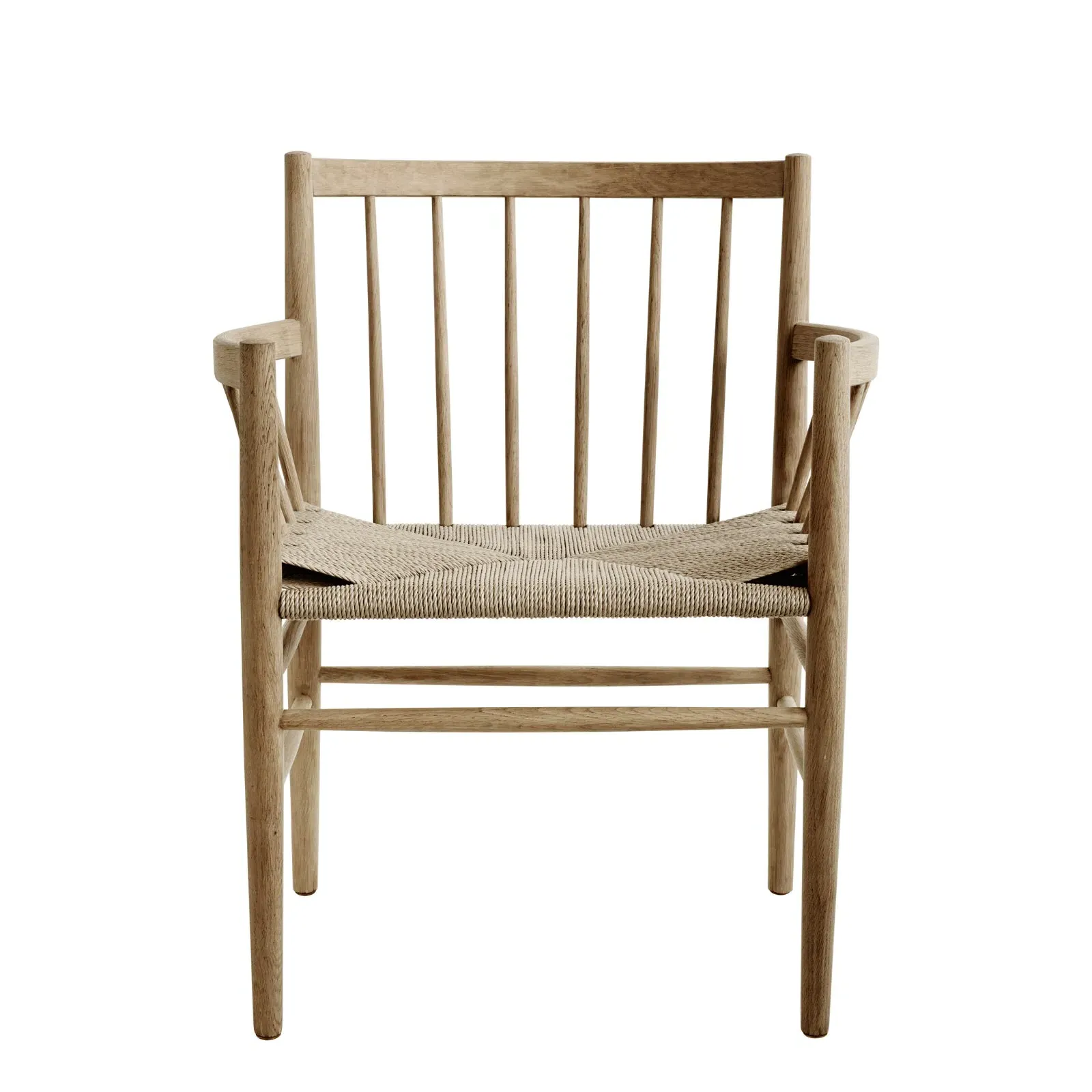 Spindle Back Armchair - Black, Beech