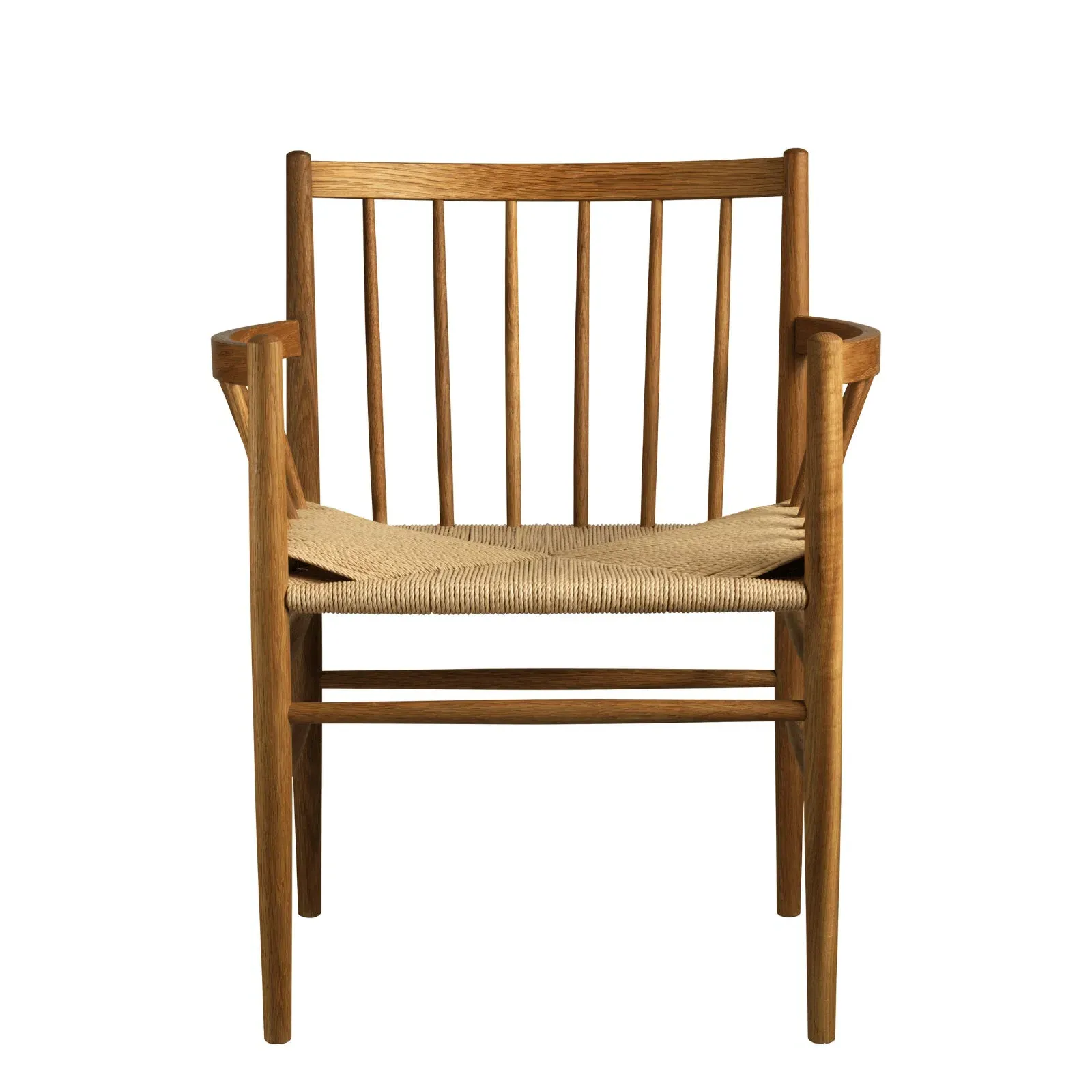 Spindle Back Armchair - Oiled Oak