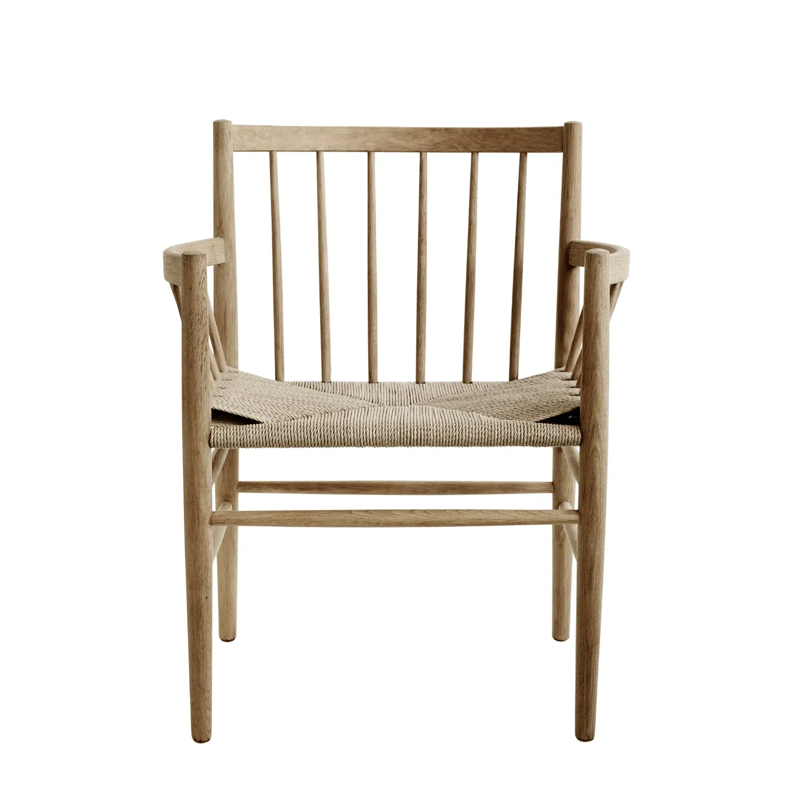 Spindle Back Armchair - Oiled Oak