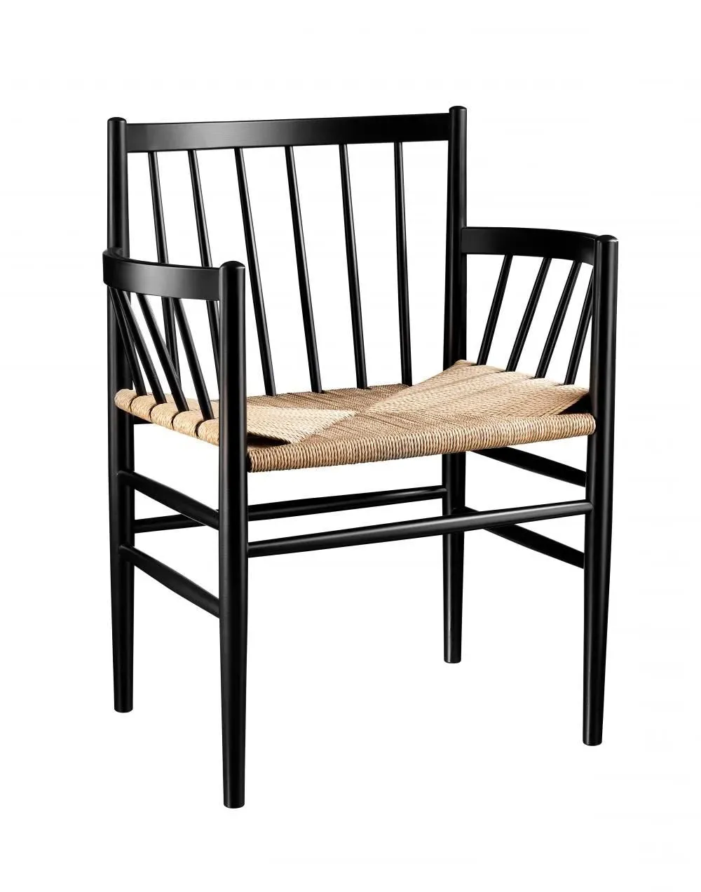 Spindle Back Armchair - Smoked Oak