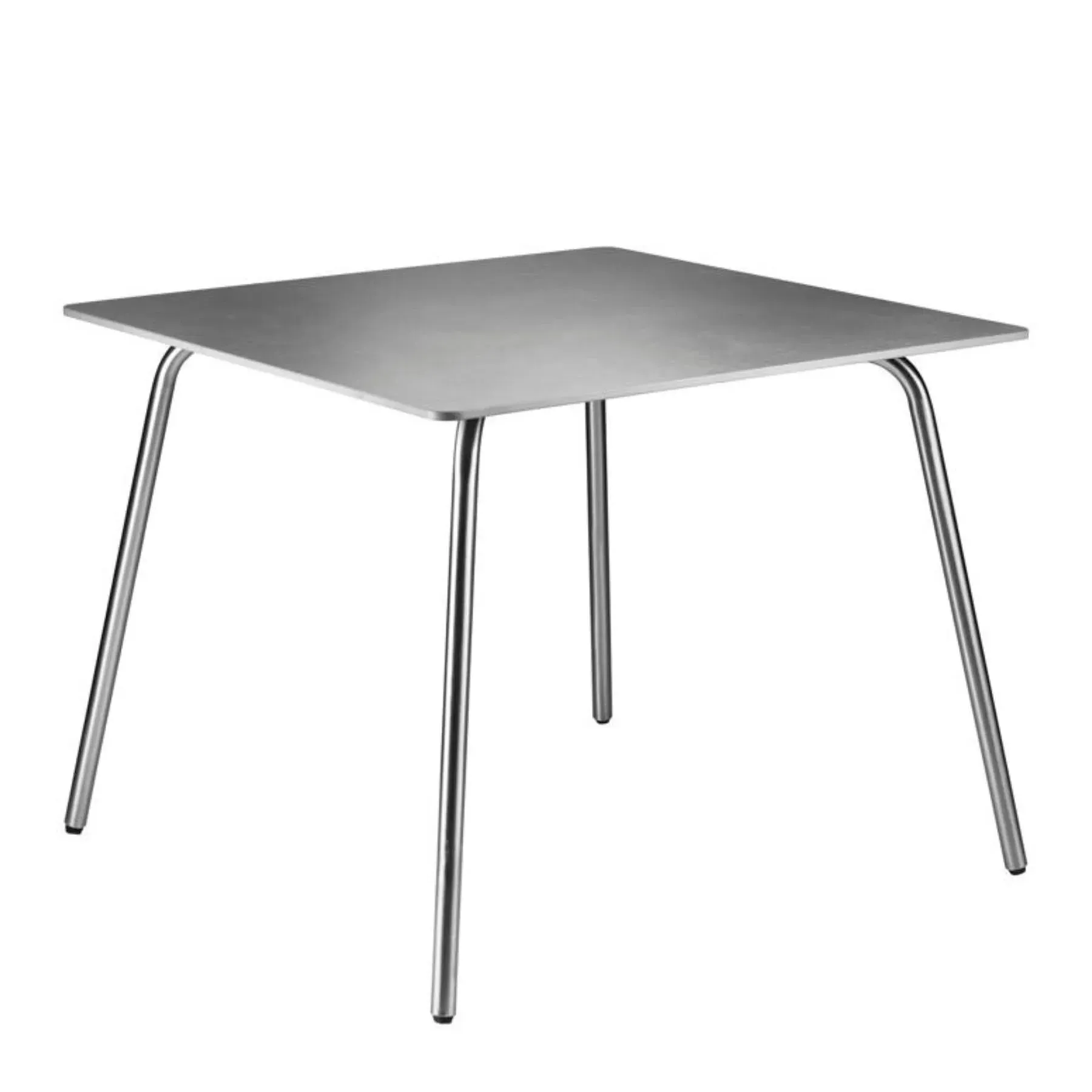 Square Garden Table - Grey, Stone