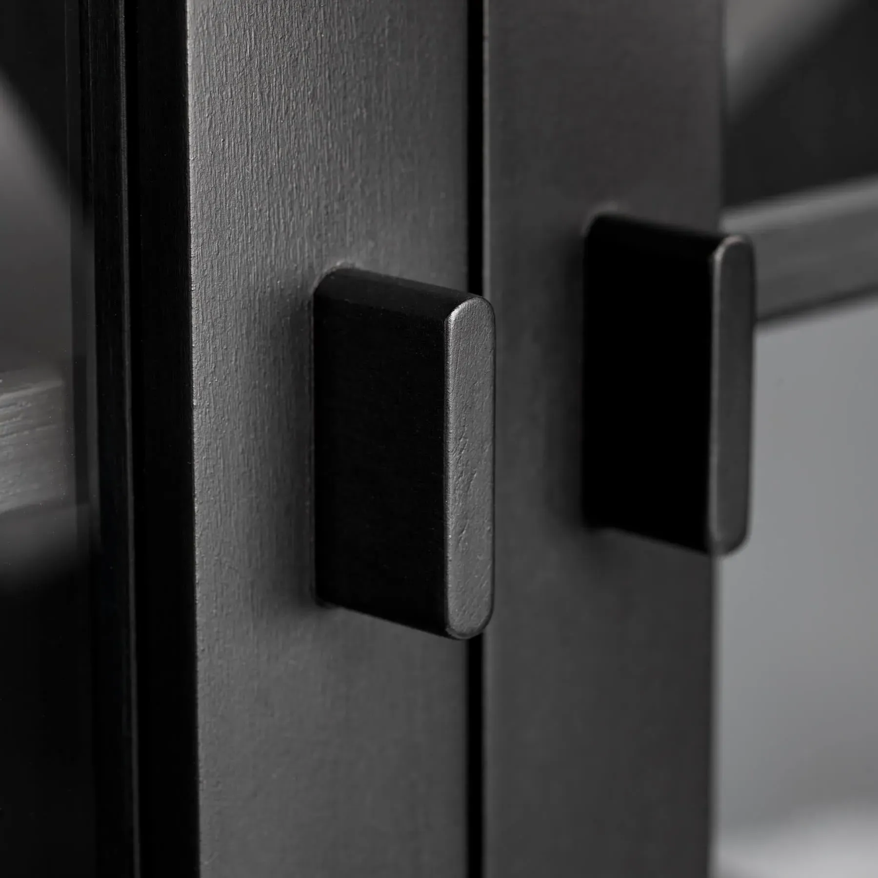 Wall Mounted Display Cabinet - Oak, Glass