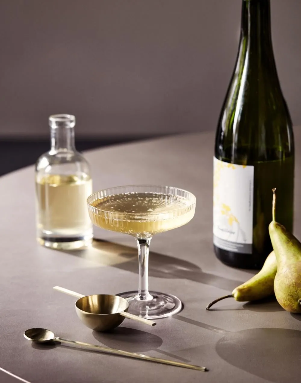 Champagne Saucers Pair - Clear Glass