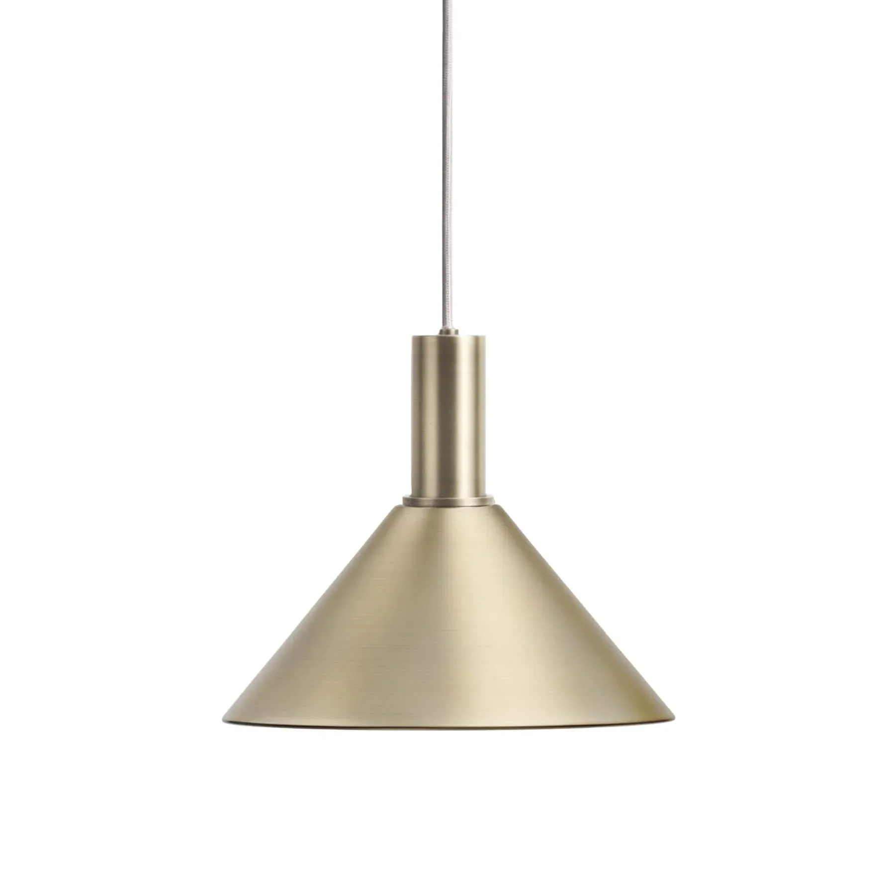 Cone Pendant Light 17cm - Cashmere, Metal