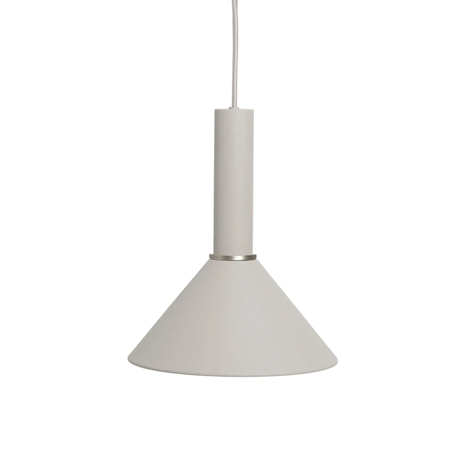 Cone Pendant Light - Black, Metal