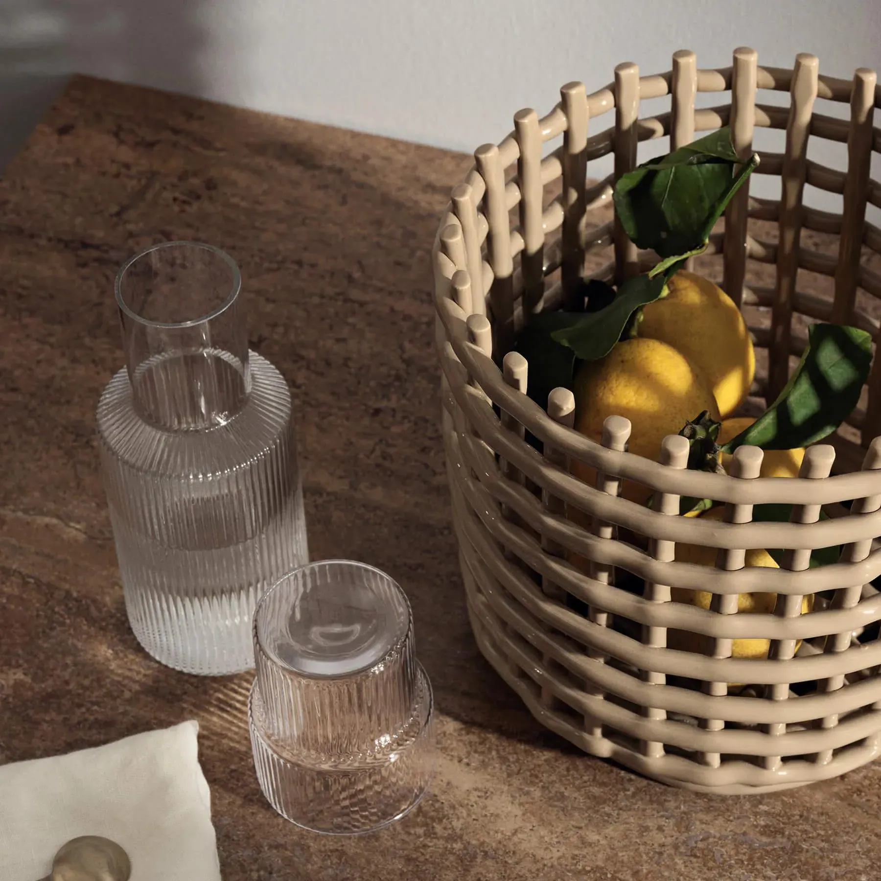 Small Glasses Set of 4 - Clear Glass