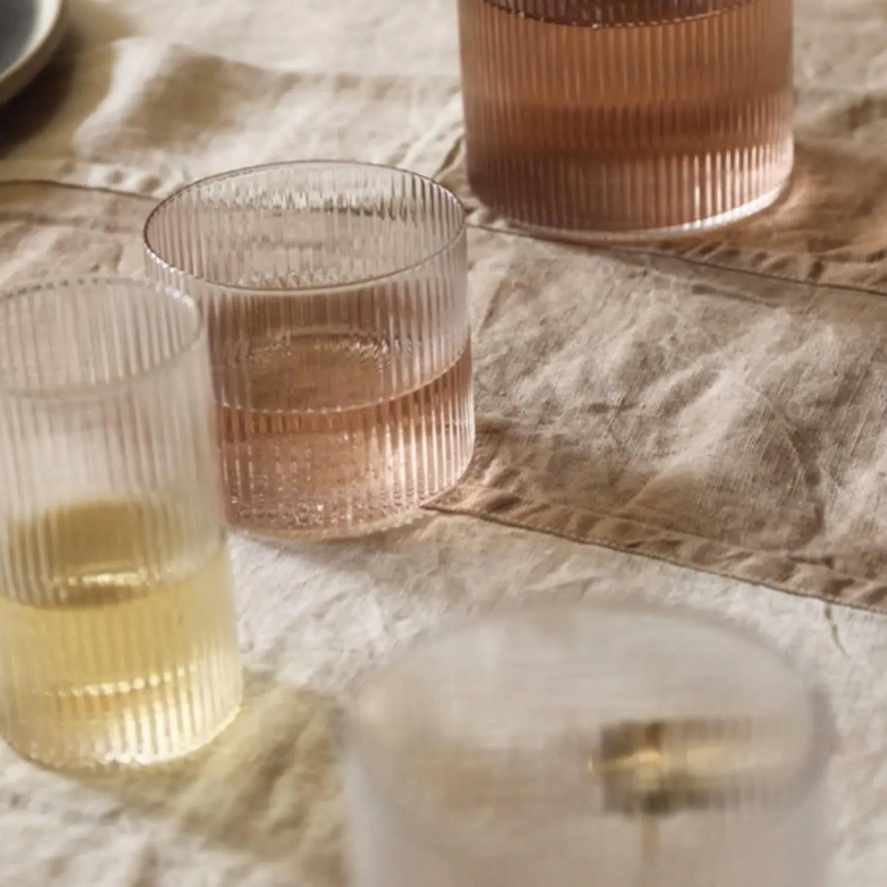 Small Glasses Set of 4 - Clear Glass