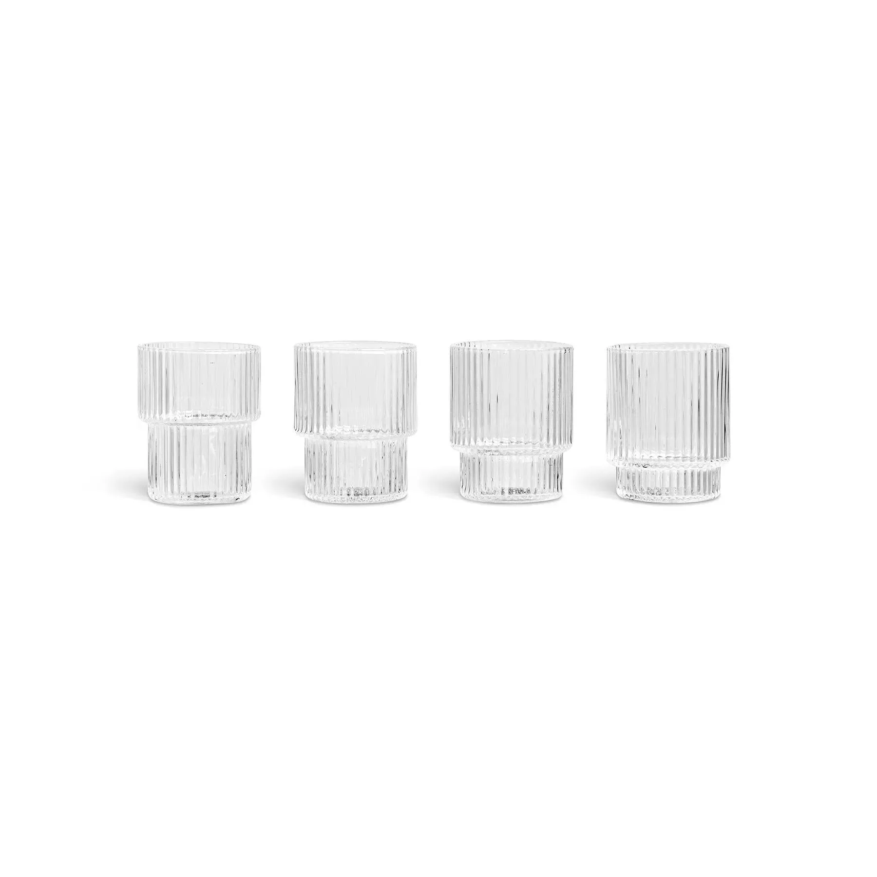 Small Glasses Set of 4 - Clear Glass image
