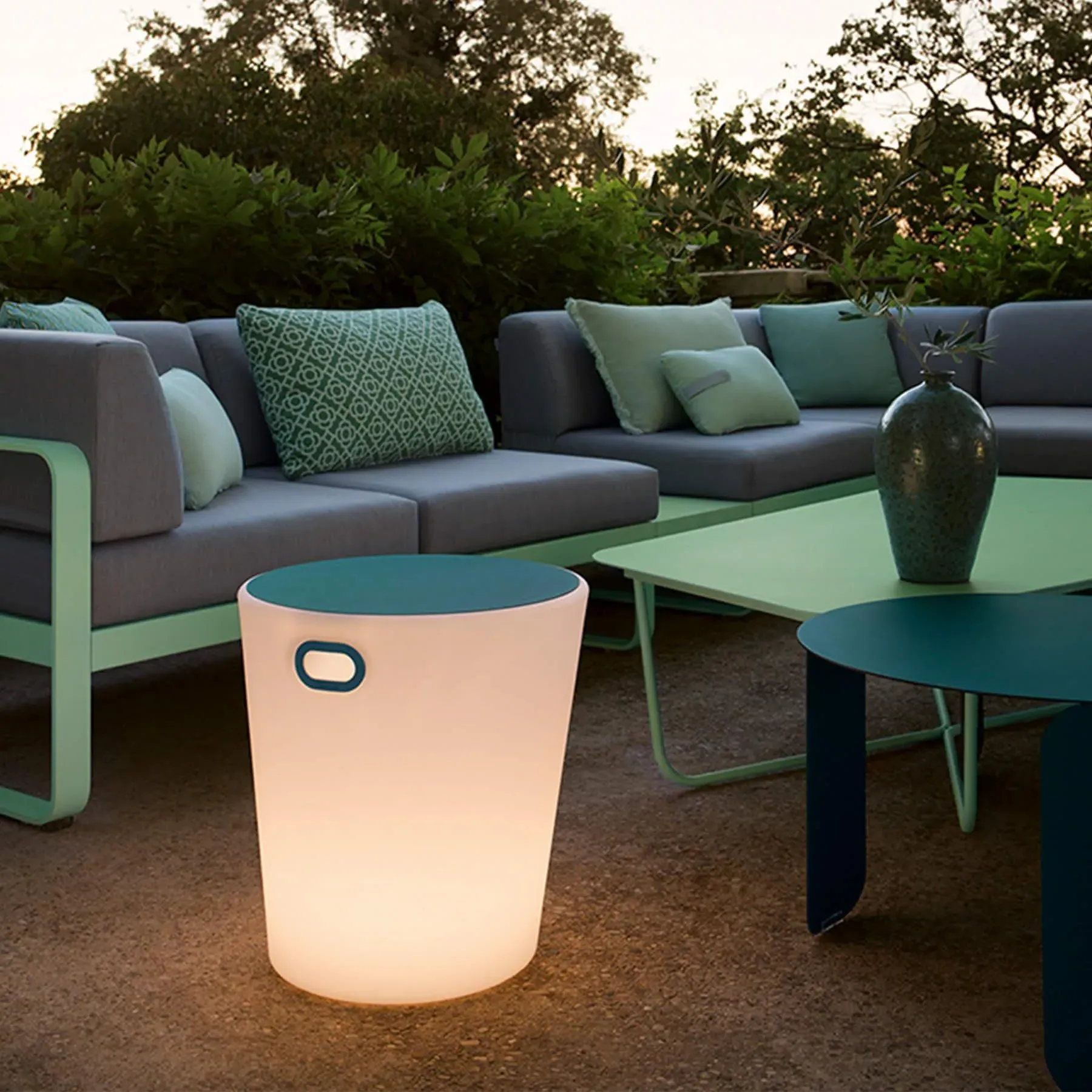 Outdoor Lighting Stool with Bluetooth - Cactus