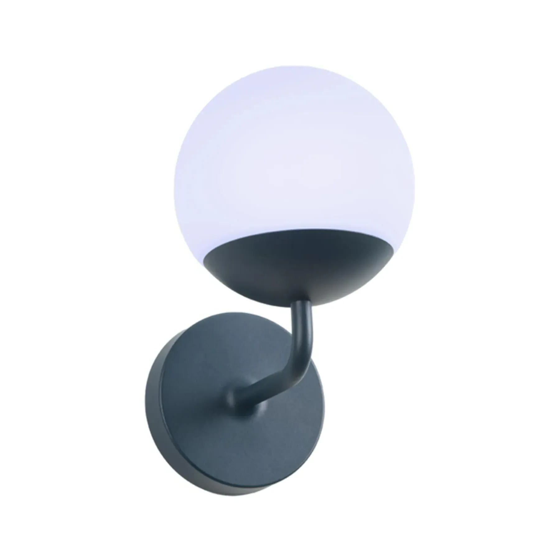 Outdoor Wall Light with Globe - Cherry, Aluminium