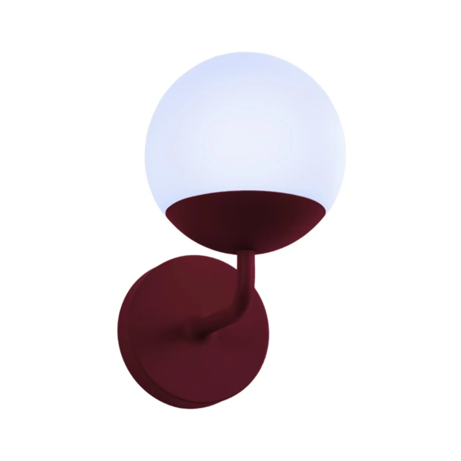 Outdoor Wall Light with Globe - Cherry, Aluminium