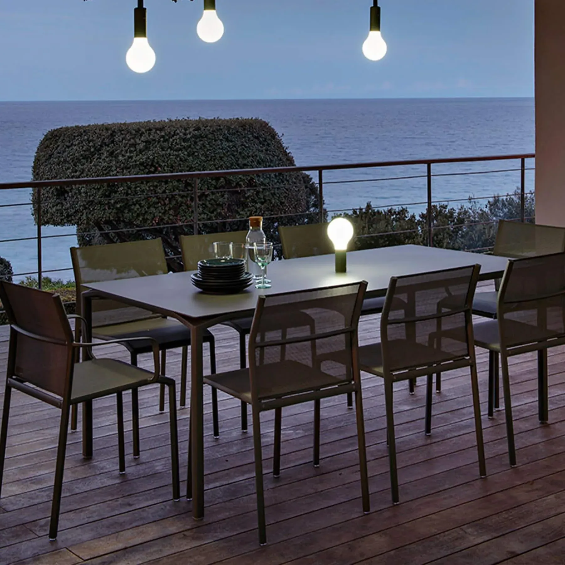 Portable Outdoor Lamp with Battery - Anthracite