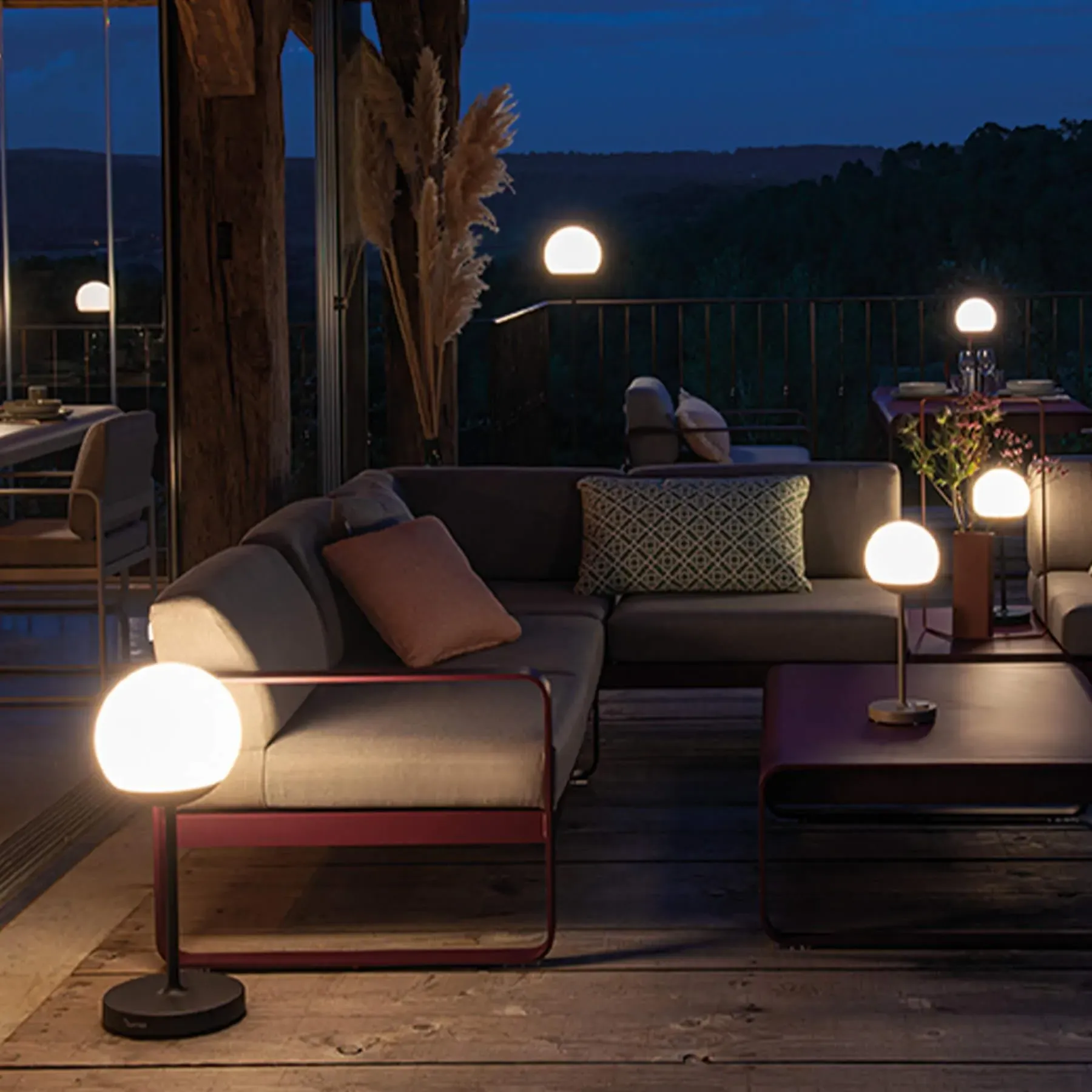 Rechargeable Floor Light - Anthracite, Polyethylene