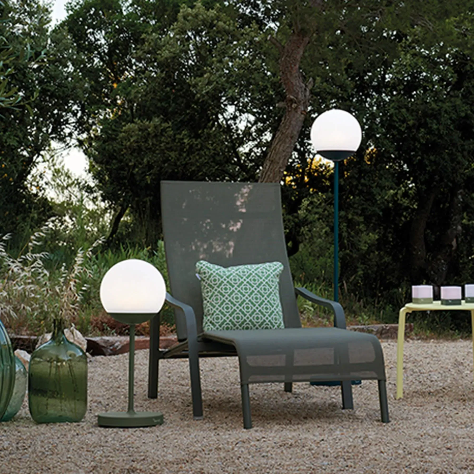 Rechargeable Floor Light - Ochre, Polyethylene