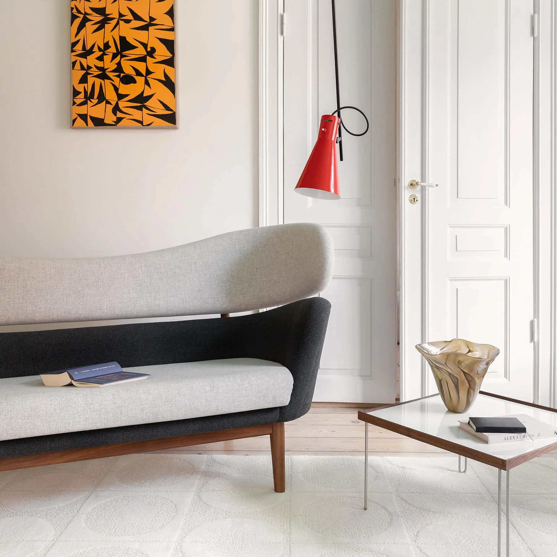 2-Seater Sofa with Springs - Himalaya, Linen