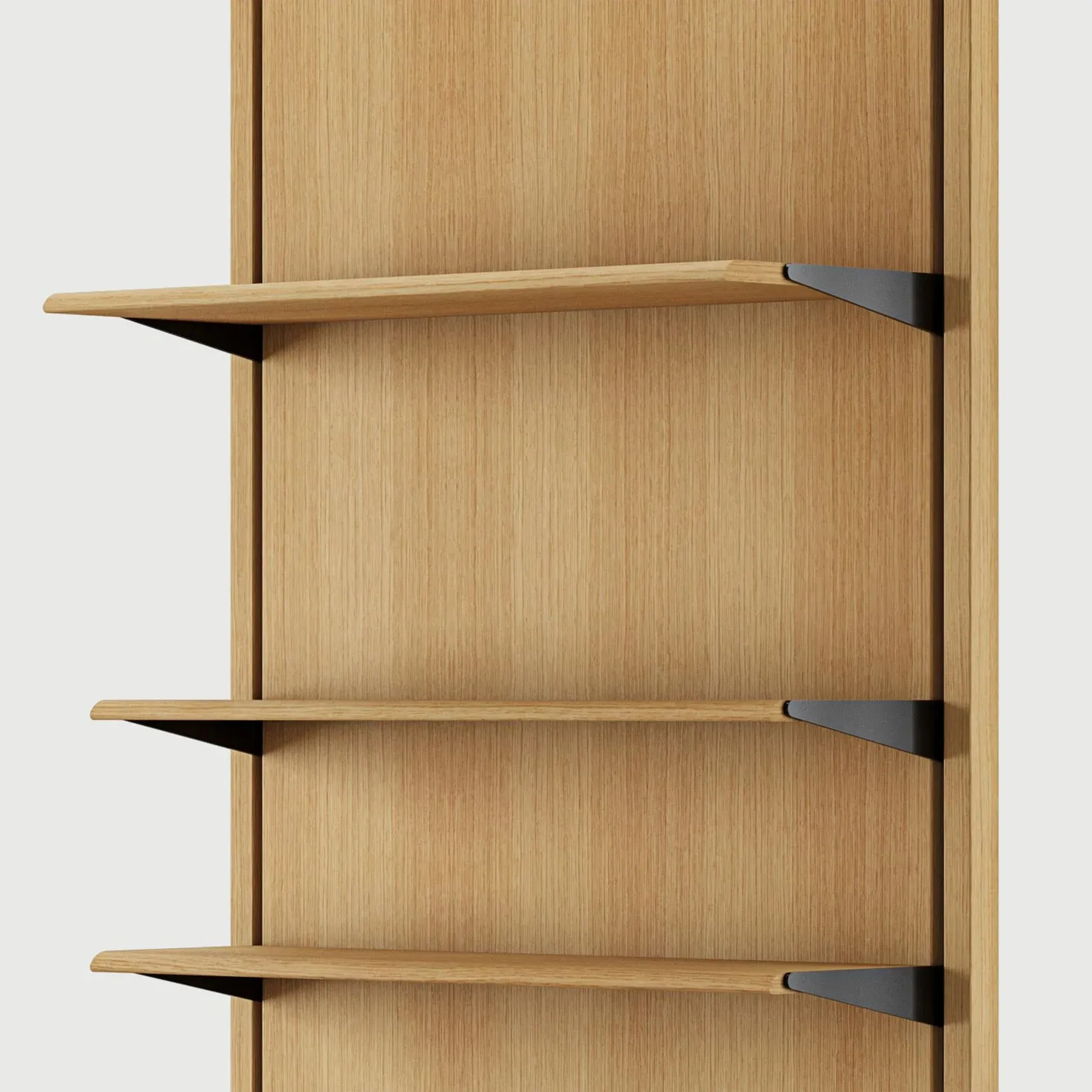 22cm Panel System Shelf - Walnut