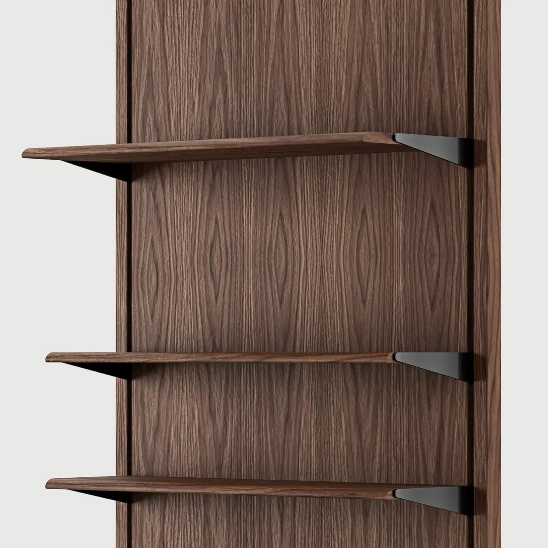 28cm Panel System Shelf - Dark Oak