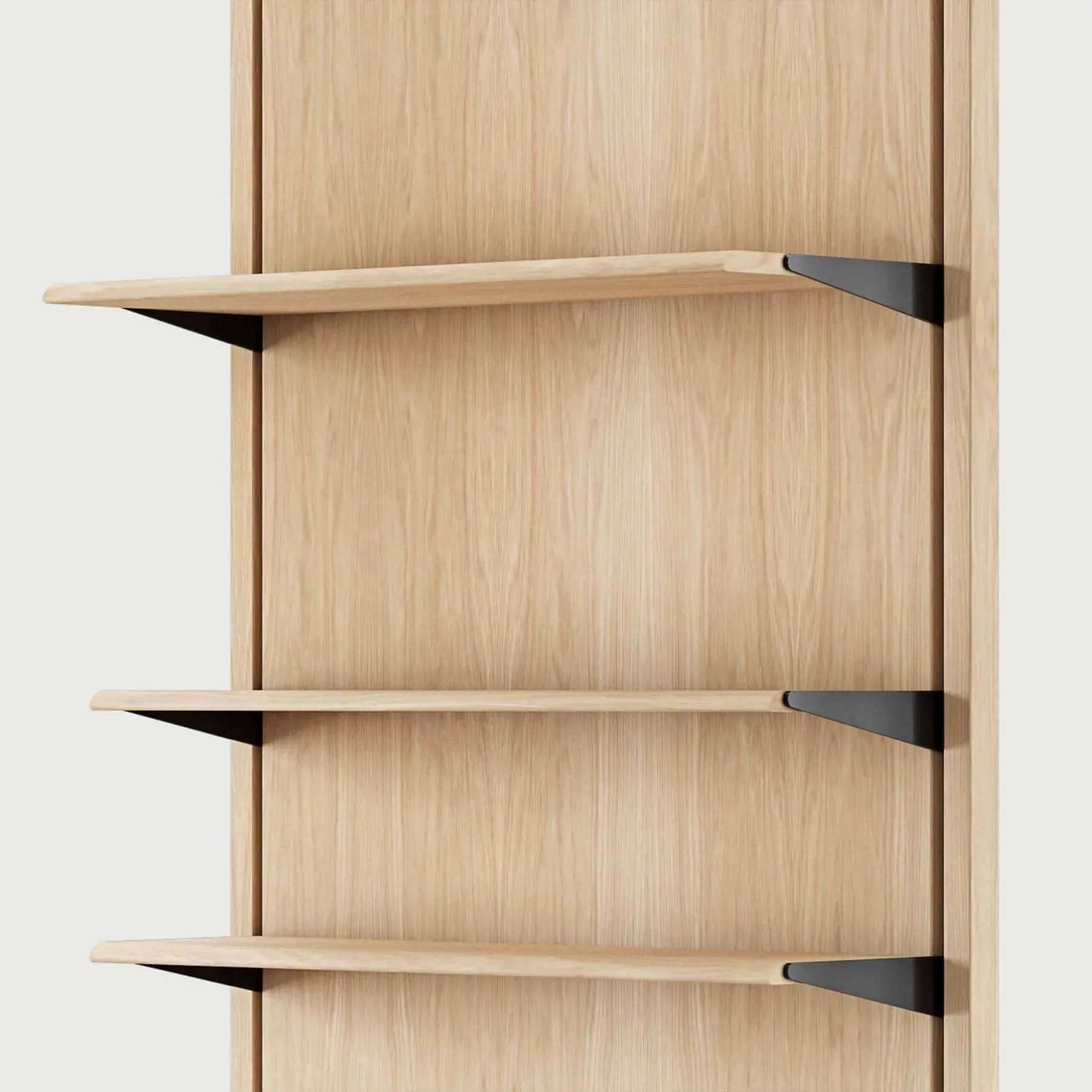 28cm Panel System Shelf - Dark Oak