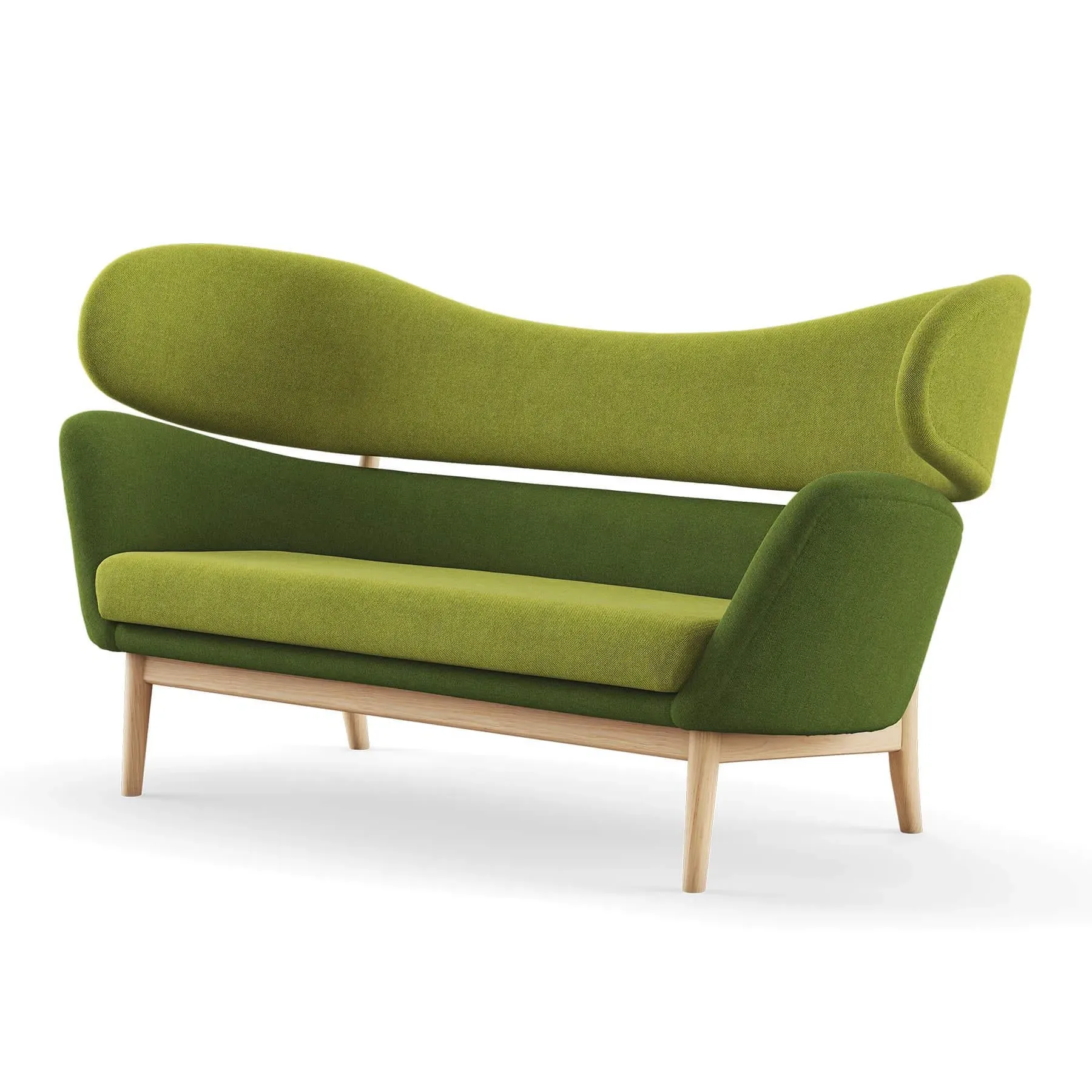Baker 2-Seater Sofa - Hallingdal 980/960, Oak Clear Oil image