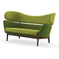 Baker 2-Seater Sofa - Hallingdal 980/960, Walnut