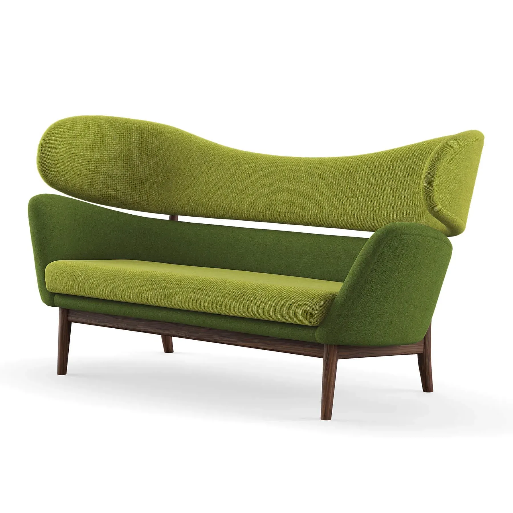 Baker 2-Seater Sofa - Hallingdal 980/960, Walnut