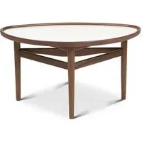 Eye Table - Oak, Black Gloss Laminate