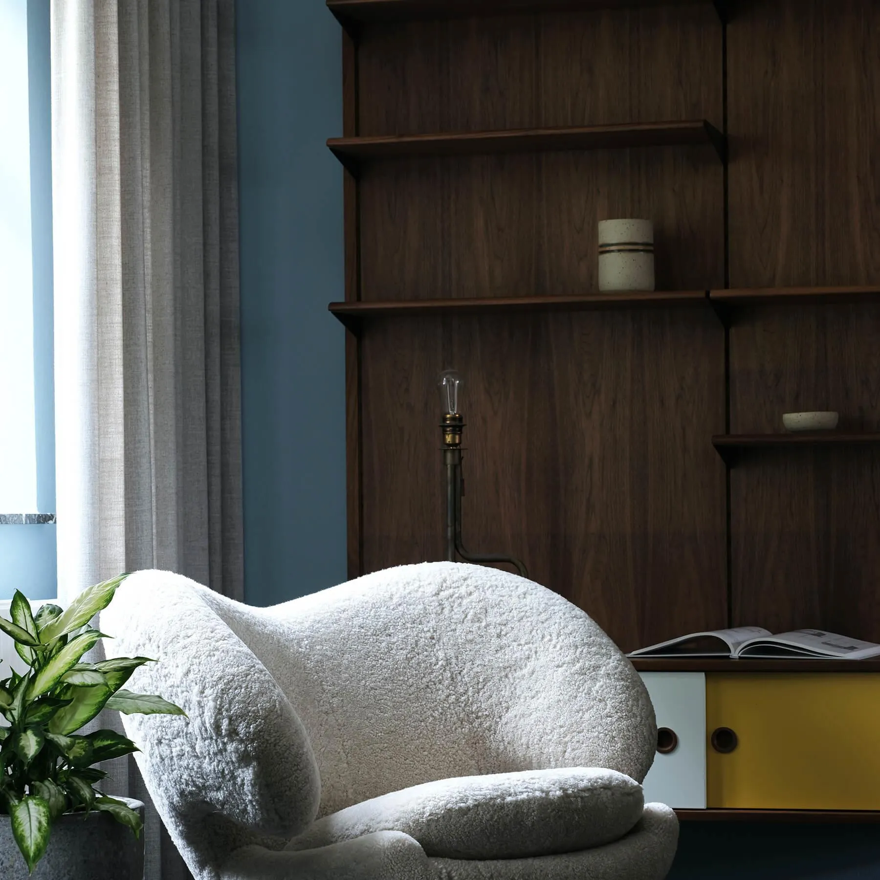 Panel Shelving System 3A - Oak, Wood