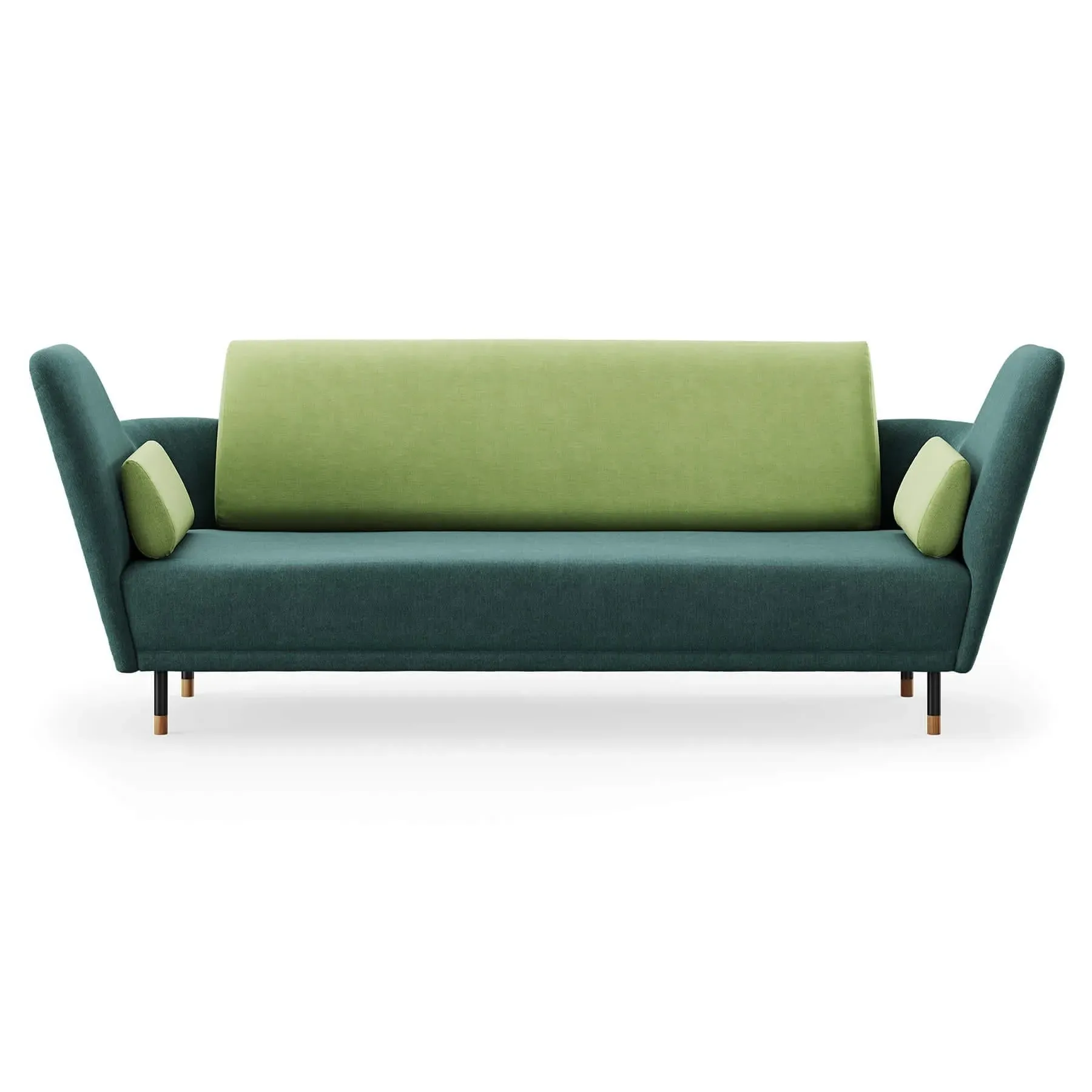 The 57 2-Seater Sofa - Cast Iron, Oak image