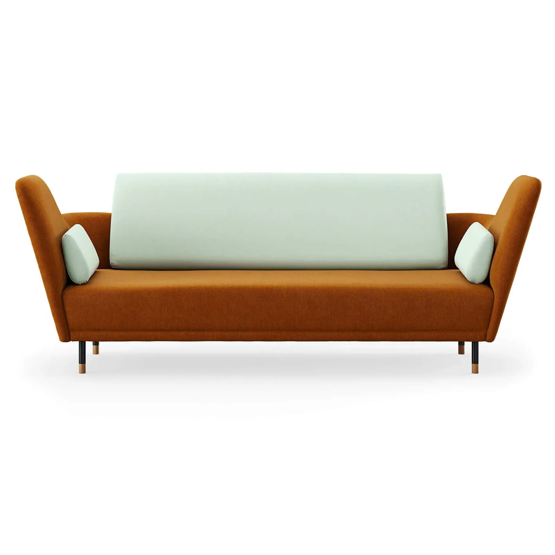 The 57 2-Seater Sofa - Golden Syrup, Oak