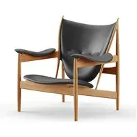 The Chieftain Lounge Chair - Black, Oak