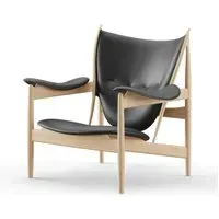 The Chieftain Lounge Chair - Black, Oak