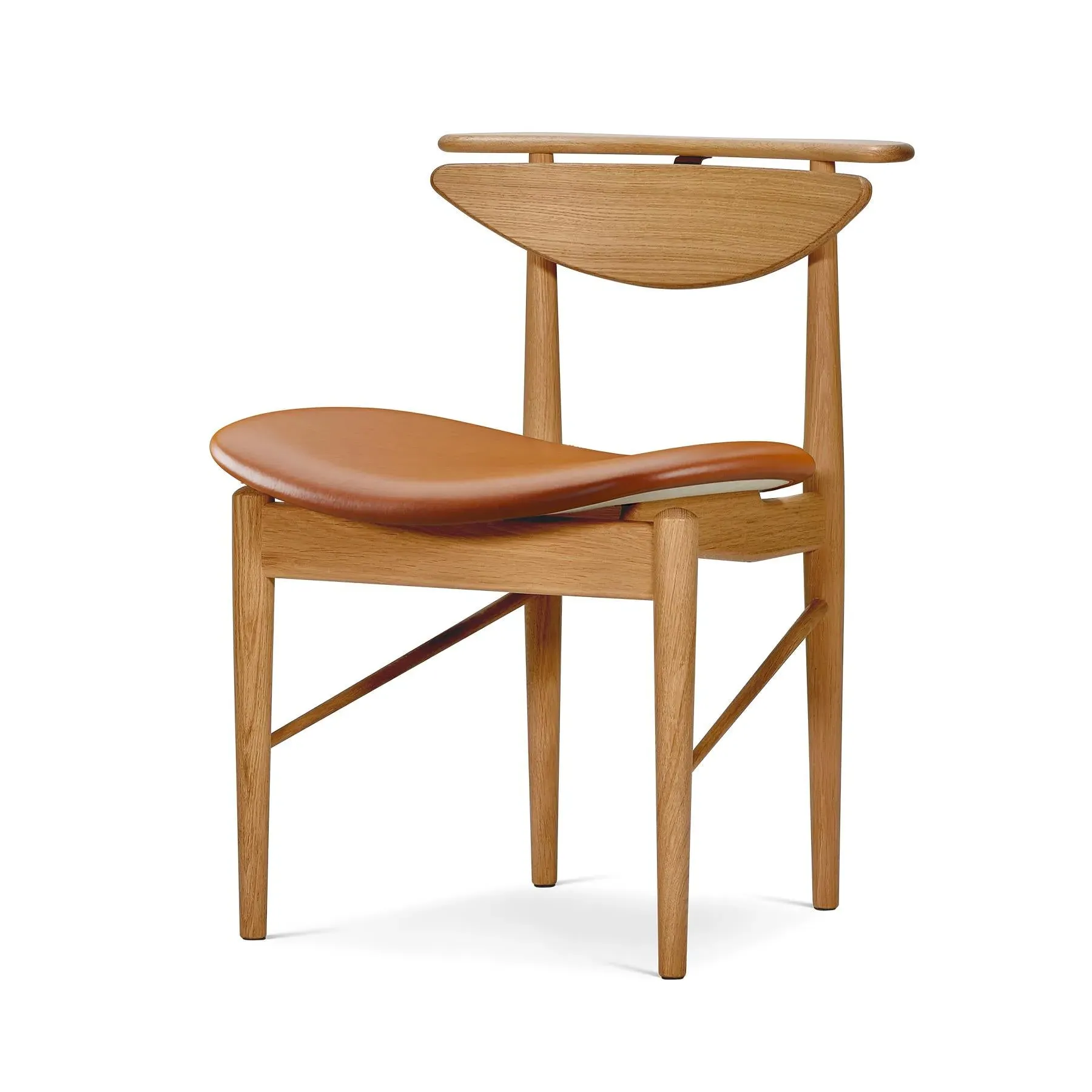 The Reading Chair - Cognac, Oak