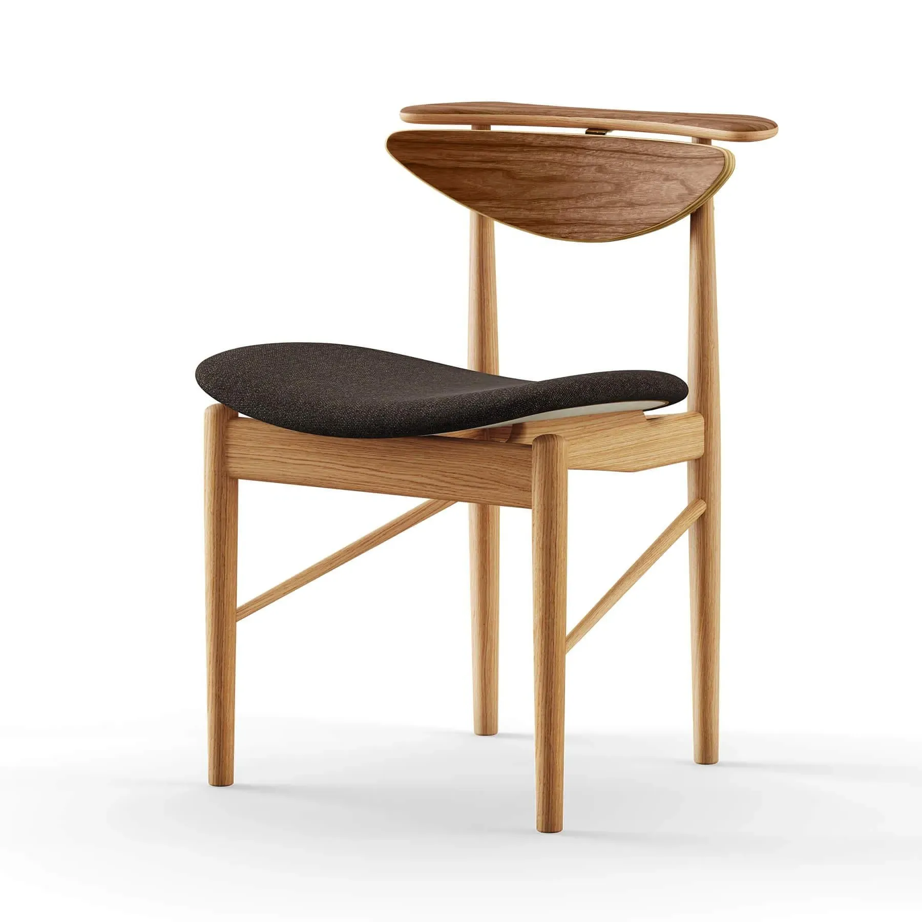 The Reading Chair - Yellow, Oak