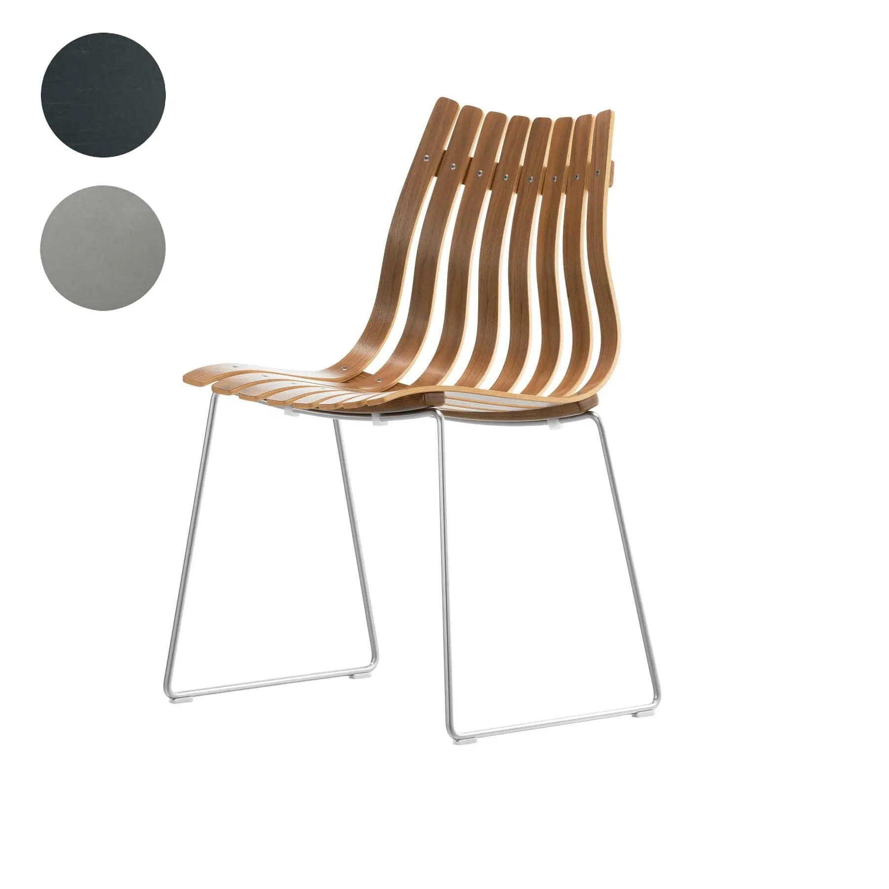 Junior Dining Chair - Blue, Oak image