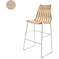 Scandia 75cm Bar Stool - White Oak