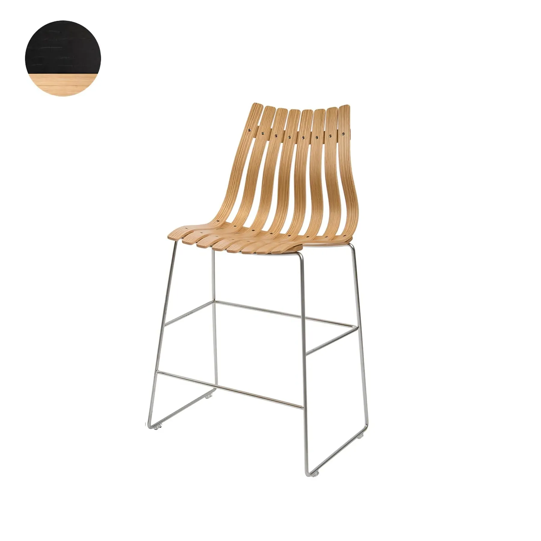 Scandia Bar Stool - Black