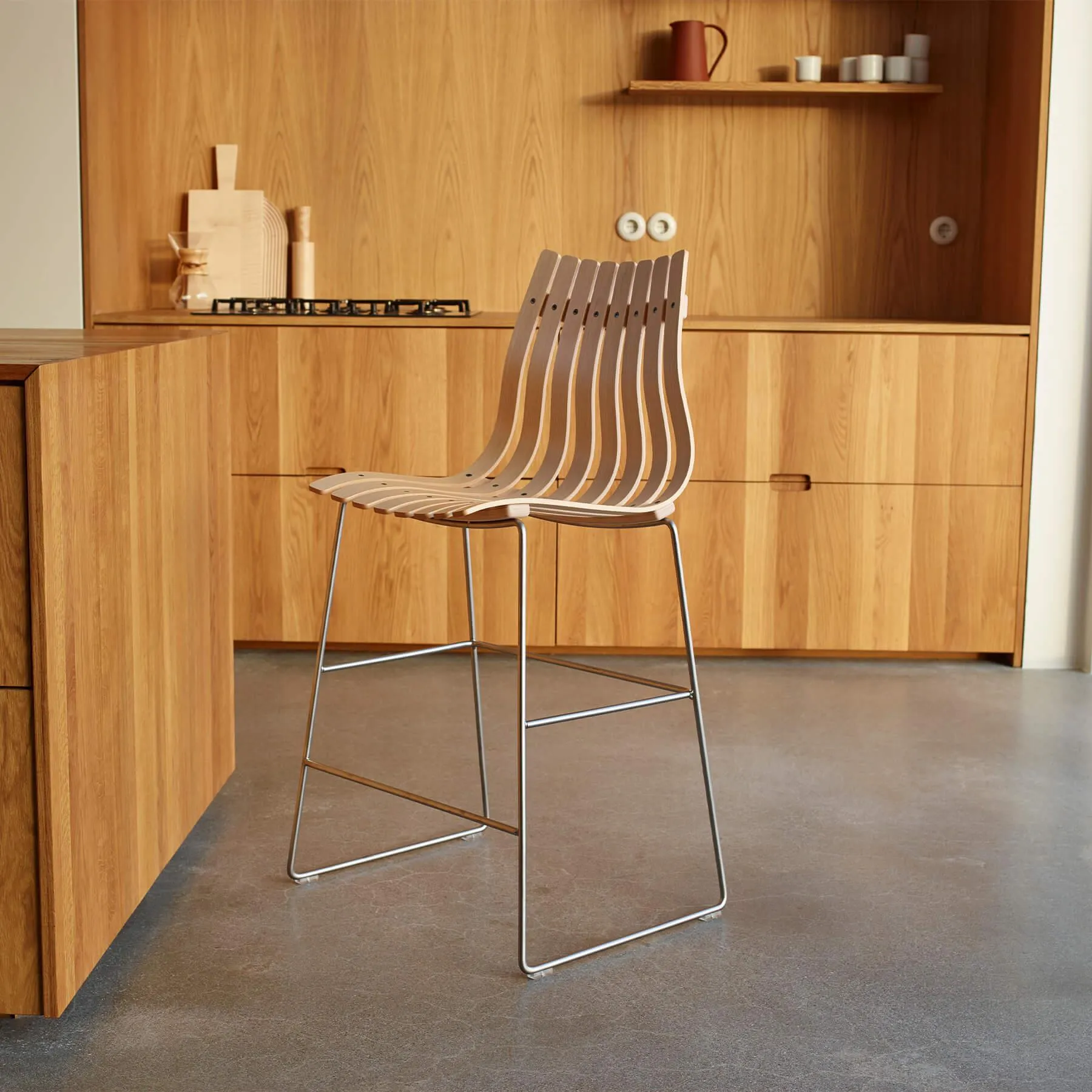 Scandia Bar Stool - Green