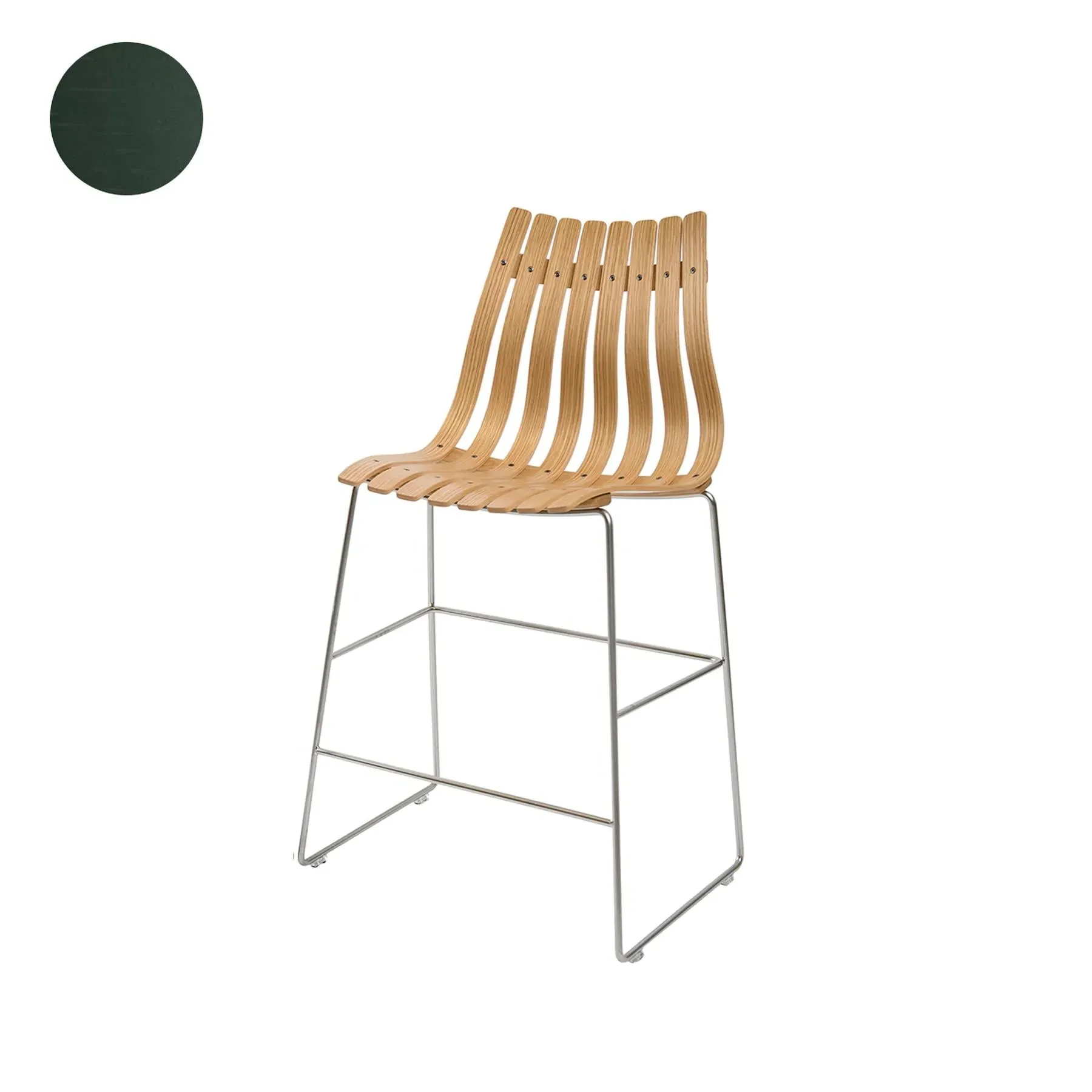 Scandia Bar Stool - Green