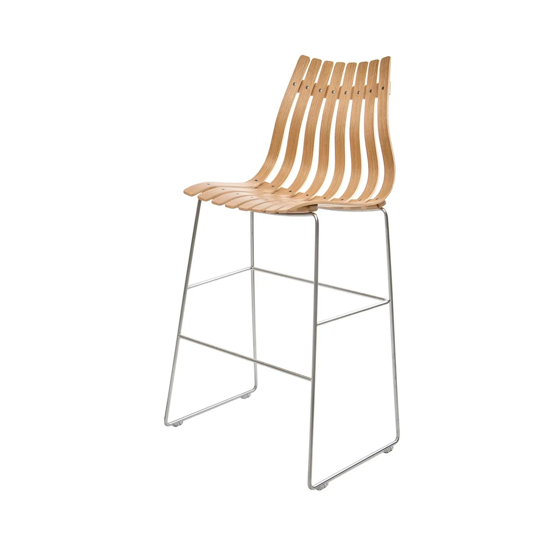 Scandia Bar Stool - Light Grey