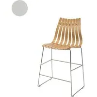 Scandia Bar Stool - Light Grey